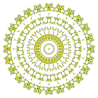 Abstract mandala pattern with circle shape png