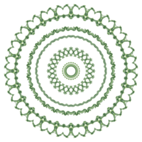 motif de mandala abstrait avec forme de cercle png