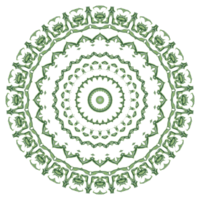 Abstract mandala pattern with circle shape png