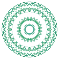 padrão de mandala abstrato png