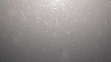 Abstract video of silver sparkles design