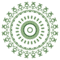 motivo mandala astratto con forma circolare png