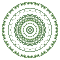 Abstract mandala pattern with circle shape png