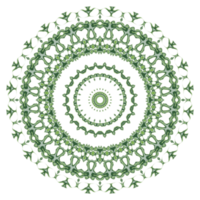 Abstract mandala pattern with circle shape png
