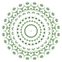 patrón de mandala abstracto con forma de círculo png