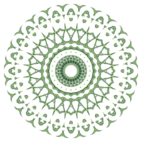 Abstract mandala pattern with circle shape png