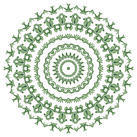 Abstract mandala pattern with circle shape png