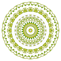 patrón de mandala abstracto con forma de círculo png