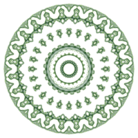 Abstract mandala pattern with circle shape png