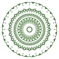 patrón de mandala abstracto con forma de círculo png