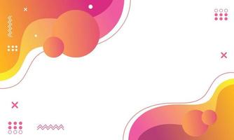 Abstract background with colorful gradient vector