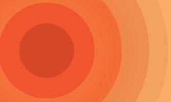 Orange abstract background, 3d circle tiles vector