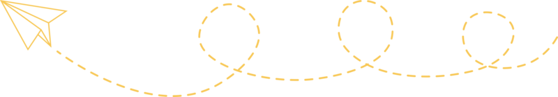 ruta de avión de papel de línea discontinua png