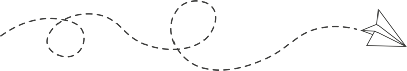 Dashed Line Paper Airplane Route png