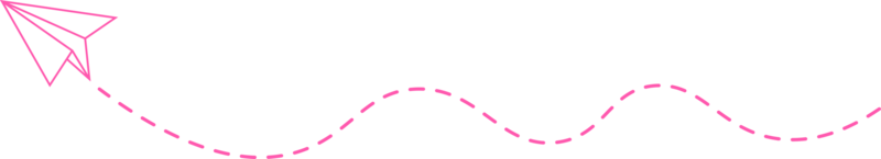 ruta de avión de papel de línea discontinua png