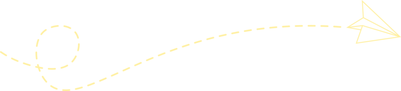 ruta de avión de papel de línea discontinua png