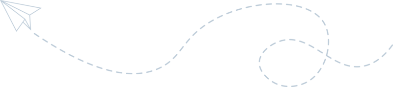 linha tracejada rota de avião de papel png