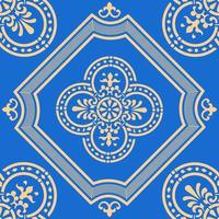 patrón clásico de azulejos vintage vector