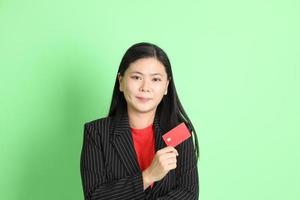 mujer asiática de negocios foto