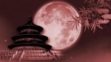 Full moon, Mid Autumn festival, Chinese culture, China video
