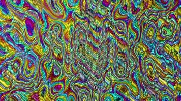 fond liquide abstrait avec des lignes multicolores video