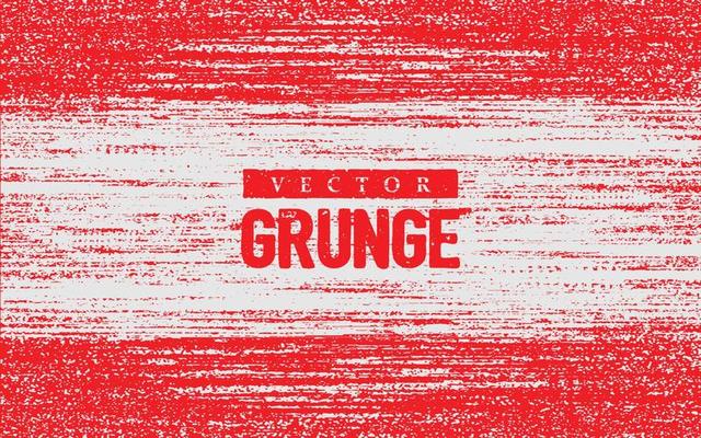 Distressed Grunge Background Colorful Scratched Template Texture and Elements for Design with Scratch and Red Color