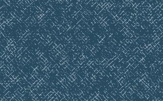 Grunge Vector Texture. Distress Background. Scratched, Cross Line Pattern, Vintage Effect with Mate Blue Color