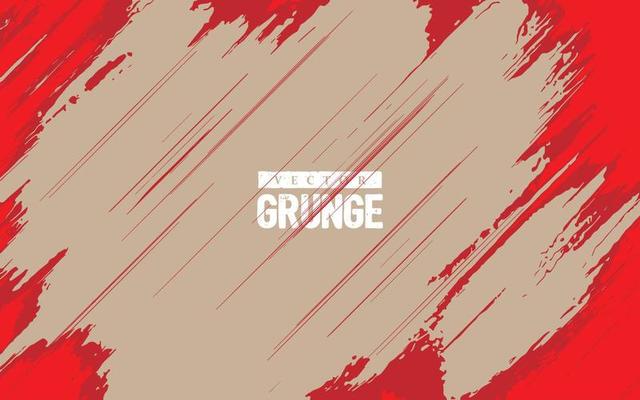 Distressed Grunge Background Colorful Scratched Template Texture and Elements for Design with Scratch and Red Color