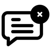 Chat Notification Icon vector