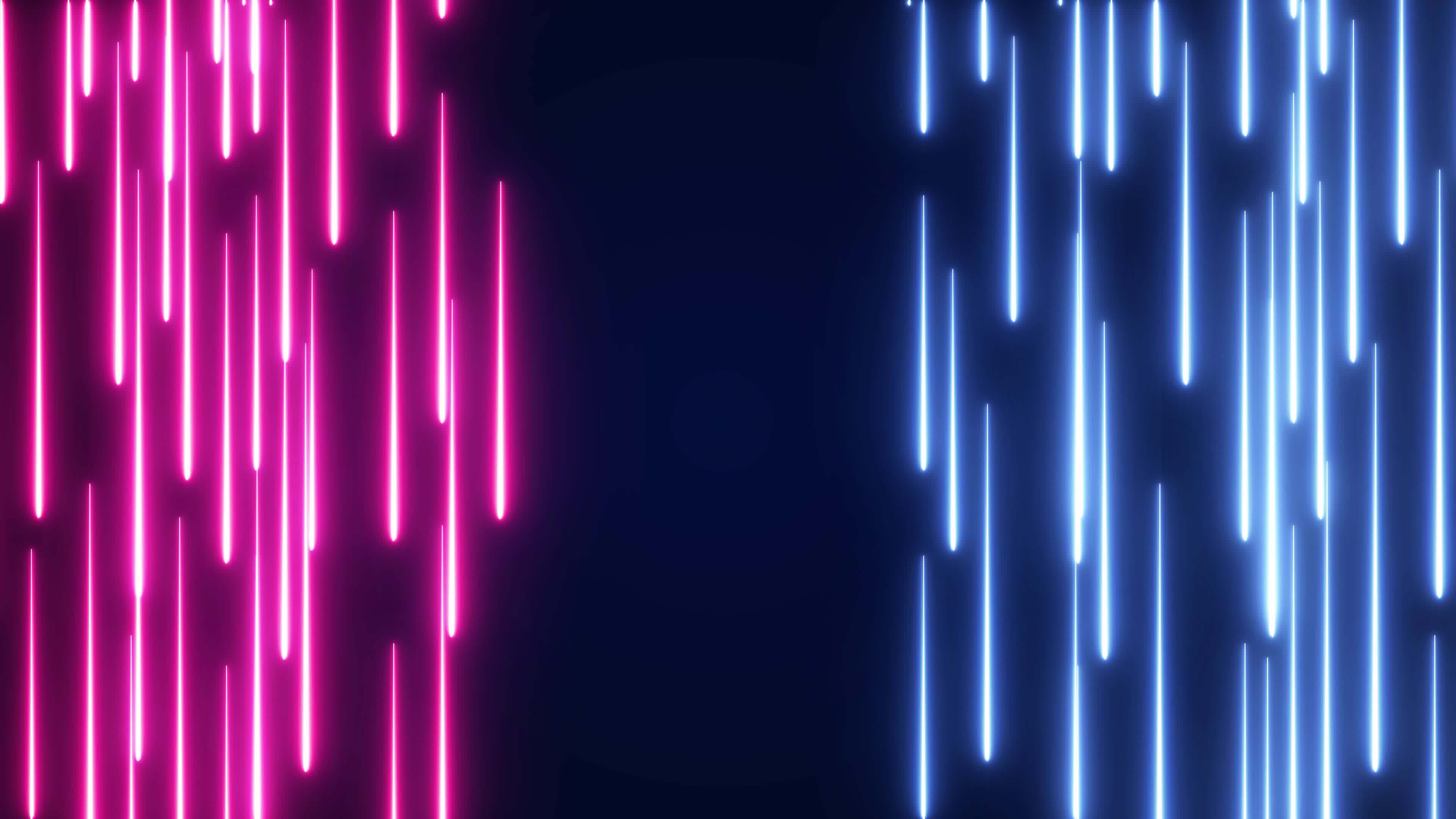 Blue Neon Wallpaper