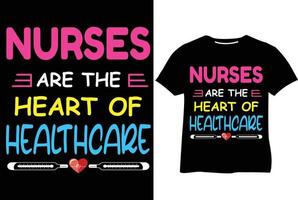 Nurses are the heart of healthcare vector