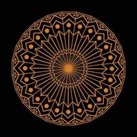 mandala ornamental arte indio vector