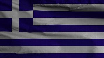 fundo de loop de bandeira da grécia 4k video