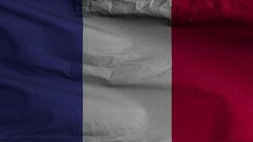Schleifenhintergrund der französischen Flagge 4k video