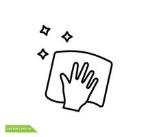 touch icon vector design template