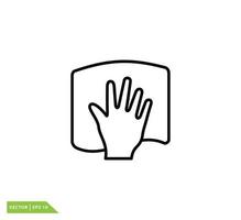 touch icon vector design template