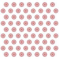 Snowflake seamless pattern. Decoration element. Isolated on white background. Flat design. Vector illustration