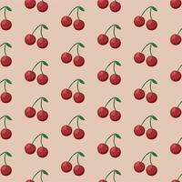 PATTERN CHERRY RED vector