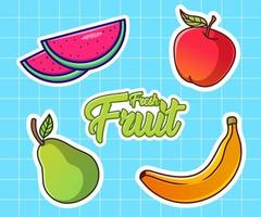 frutas - ilustración de vector de paquete.