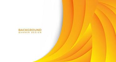 diseño de plantilla de fondo abstracto con color degradado naranja para pancarta, volante, folleto, promoción de diseño y presentación de negocios vector