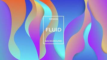 Abstract Colorful Fluid Background For Banner, Website Backdrop, Flyer, Design Promotion And Business Presentation vector