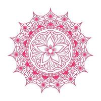Mandala pattern Coloring book Art wallpaper design, tile pattern,  lace, and tattoo. Floral Oriental  Vintage Decorative Elements Pattern Illustration Islam Arabic Indian Turkish Mystic Religion vector