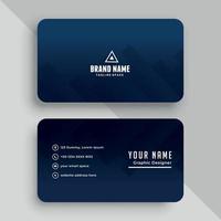 Modern professional business card vector