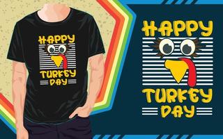 Thanksgiving T shirt Design vector