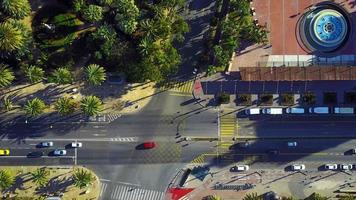 calle de la ciudad desde el aire. foto