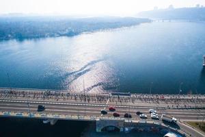 Nova Poshta Kyiv Half Marathon. Aerial view. photo