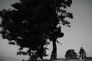 Photo of a couple in the mountains