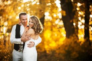 beautiful couple posing photo