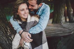 Young couple in love photo