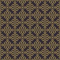 Islamic persian geometric square grid shape luxury gradient gold color seamless pattern background. Use for fabric, textile, interior decoration elements, upholstery, wrapping. vector